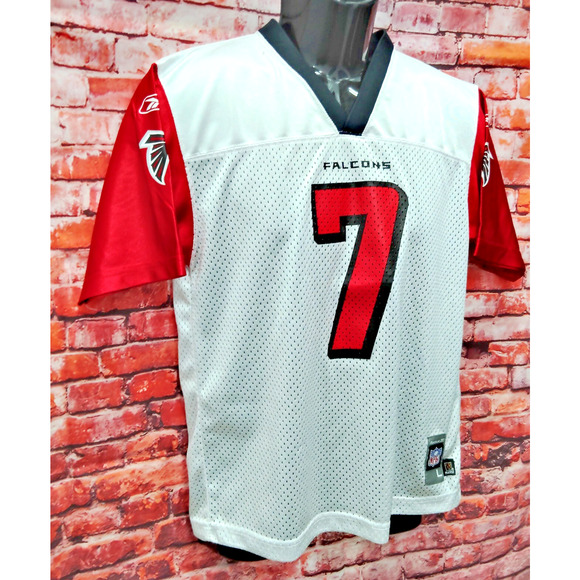 Atlanta Falcons Michael Vick #7 Jersey Youth L White Reebok NFL Football Sports - Picture 4 of 9